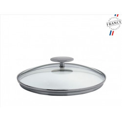 COUVERCLE EN VERRE PLATINE