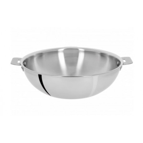 WOK INOX CASTELINE AMOVIBLE 28CM