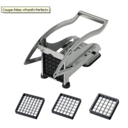 COUPE FRITES INOX 2 GRILLES