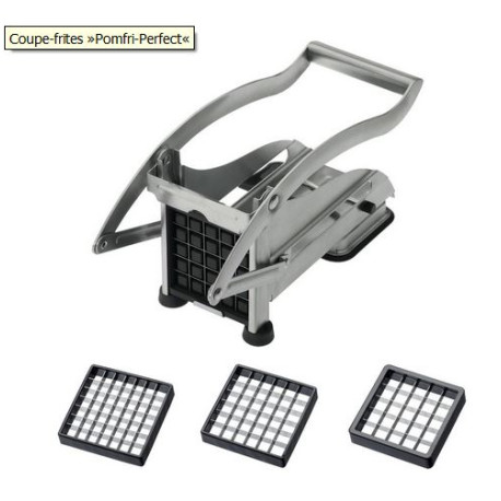 COUPE FRITES INOX 2 GRILLES