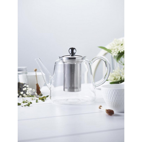 THÉIÈRE en verre borosilicate JASMIN 1.20l